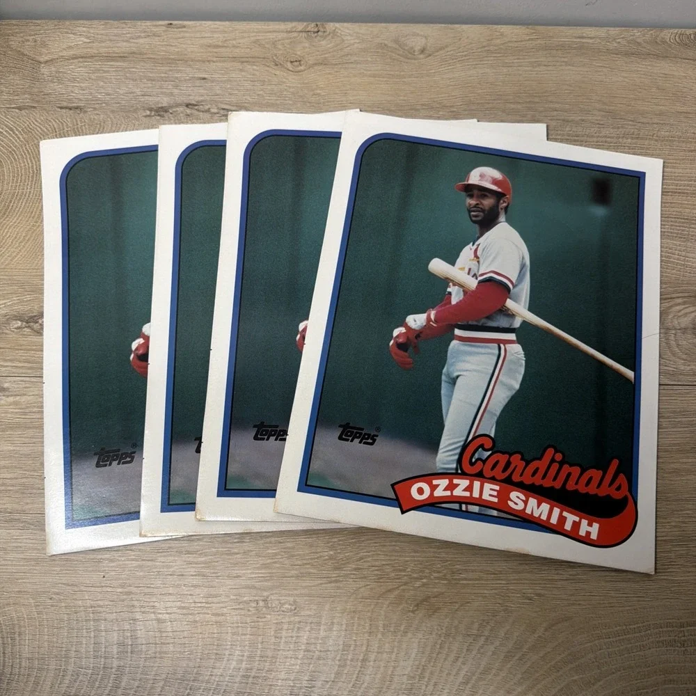 Vintage Ozzie Smith St Louis Cardinals Topps Folder Lot Retro MLB Baseball